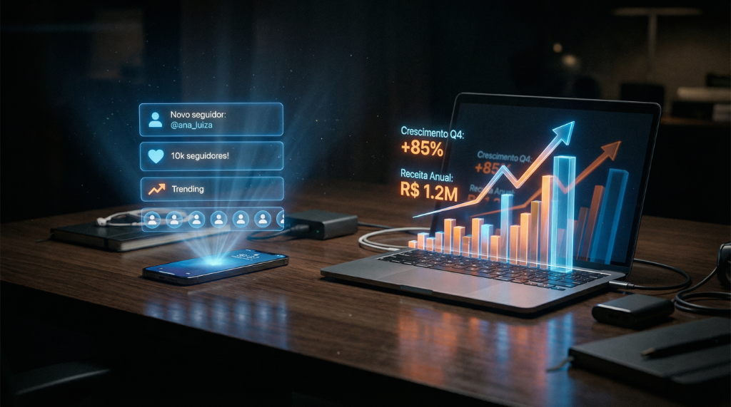 Seguidores vs Vendas